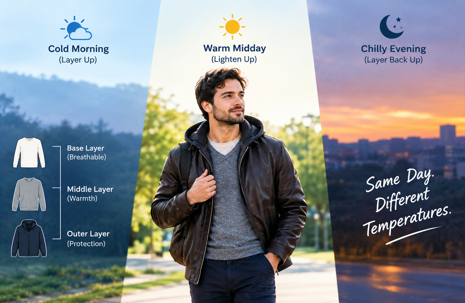 How to Stay Comfortable When Temperatures Change Throughout the Day