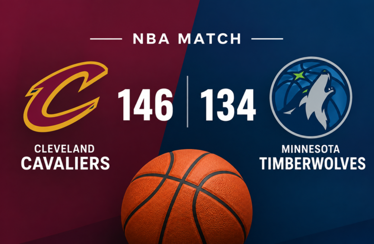 Cleveland Cavaliers vs Timberwolves Match Player Stats