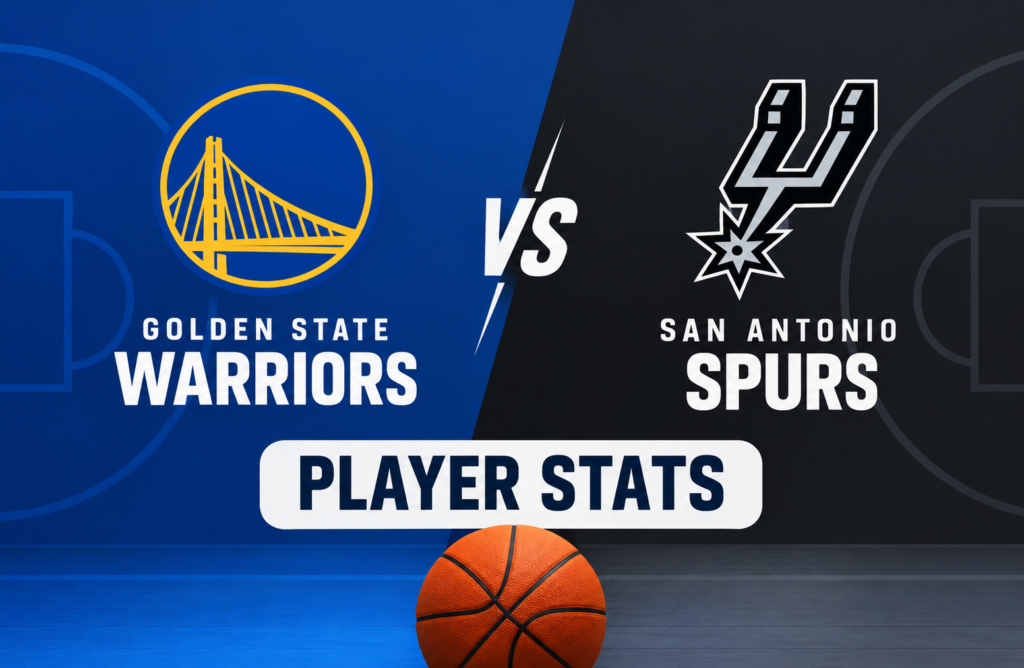 Golden State Warriors vs San Antonio Spurs Match Player Stats