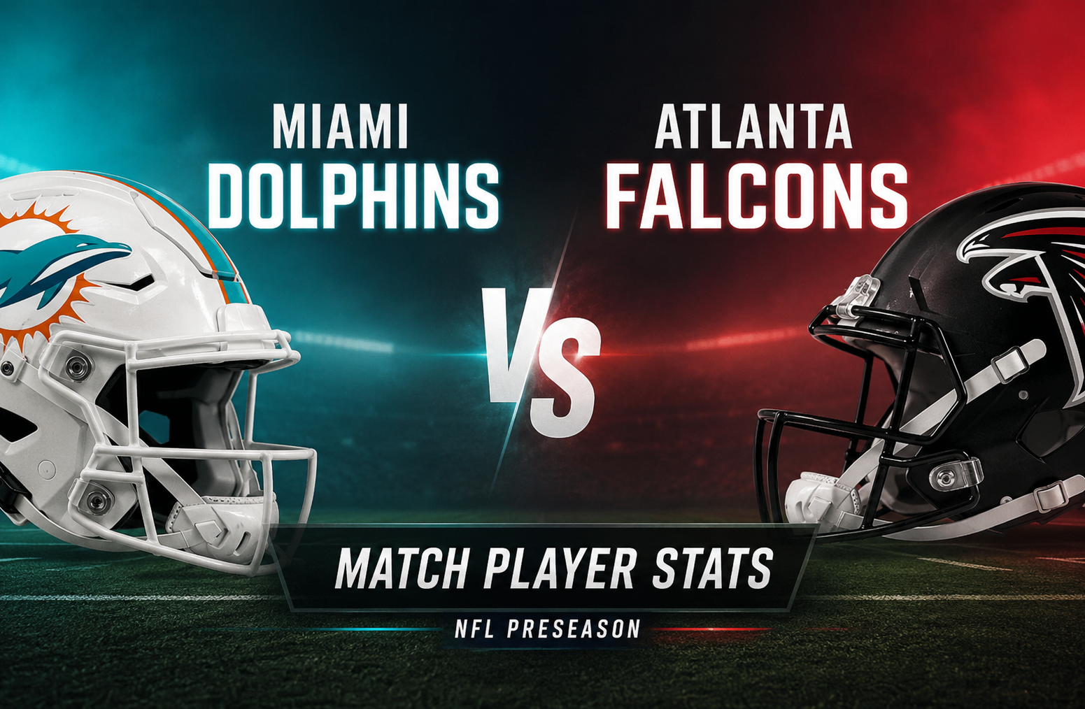 Miami Dolphins vs Atlanta Falcons Match Player Stats