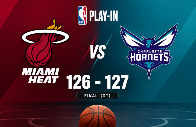 Miami Heat vs Charlotte Hornets Match Player Stats