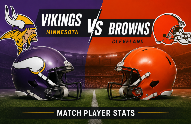 Minnesota Vikings vs Cleveland Browns Match Player Stats