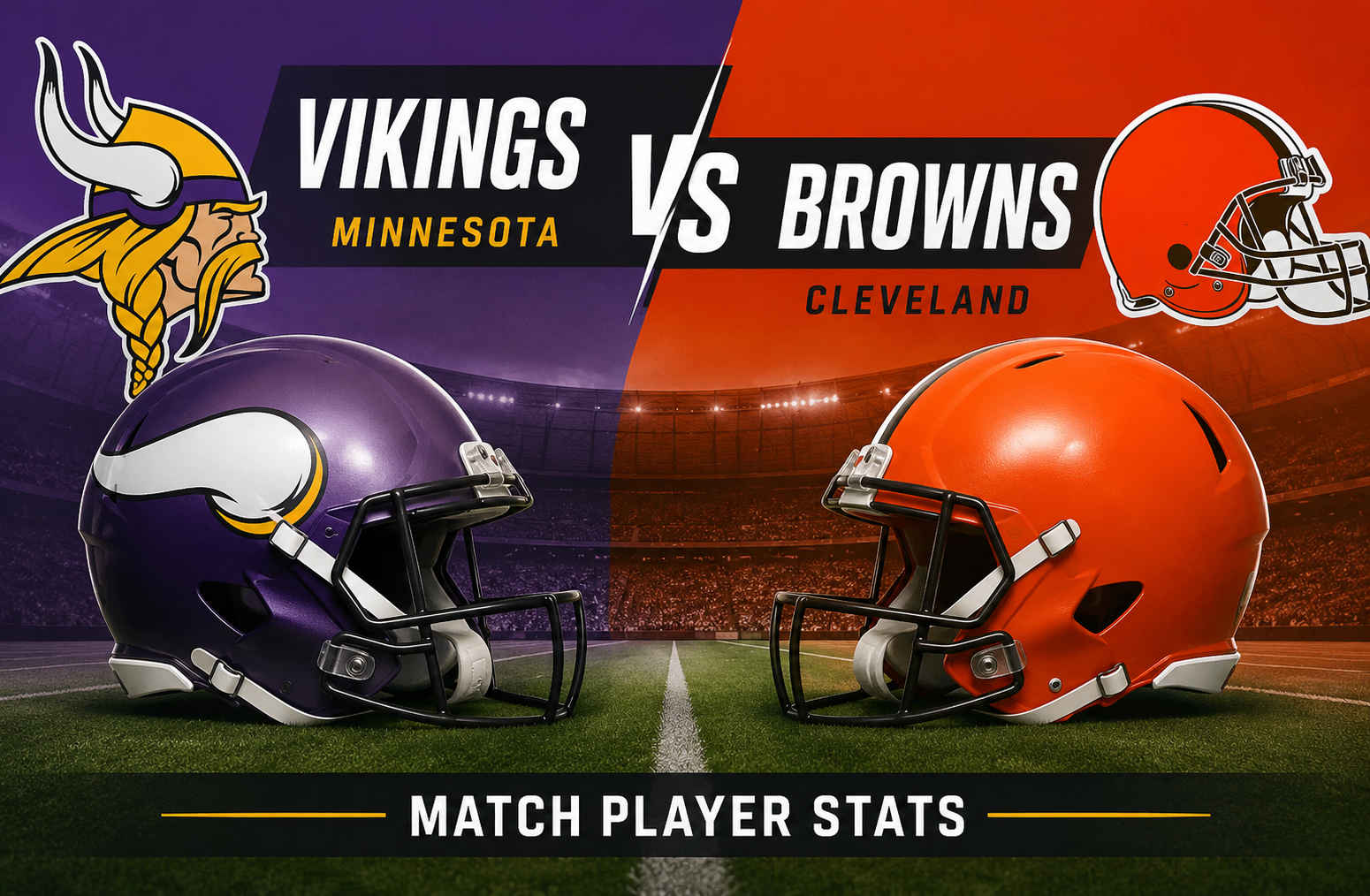 Minnesota Vikings vs Cleveland Browns Match Player Stats