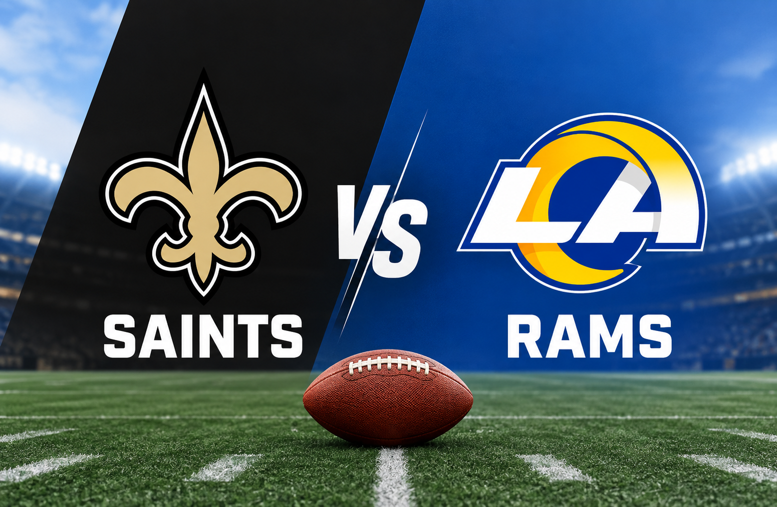 New Orleans Saints vs Los Angeles Rams Match Player Stats