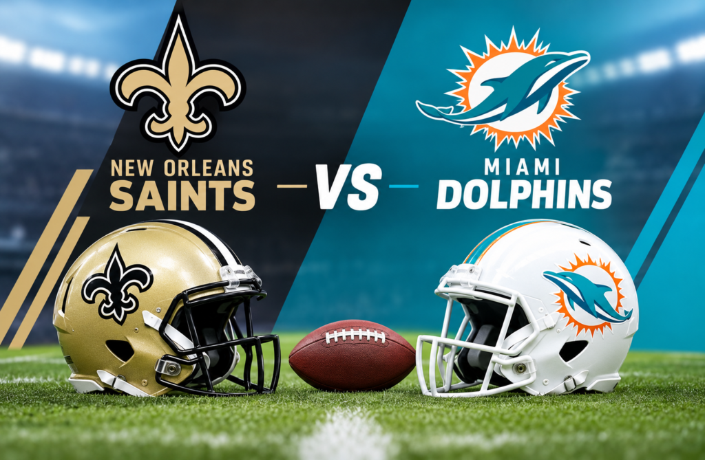 New Orleans Saints vs Miami Dolphins Match Player Stats