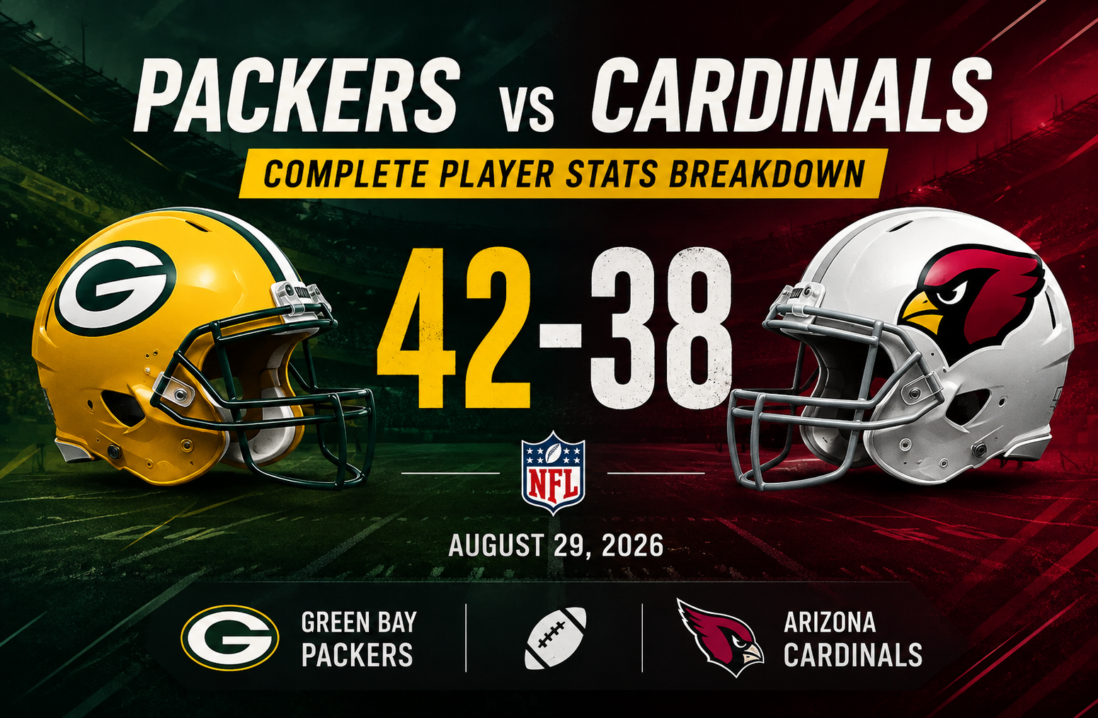 Packers vs Cardinals: Complete Player Stats Breakdown