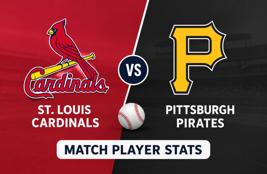 St. Louis Cardinals vs Pittsburgh Pirates Match Player Stats