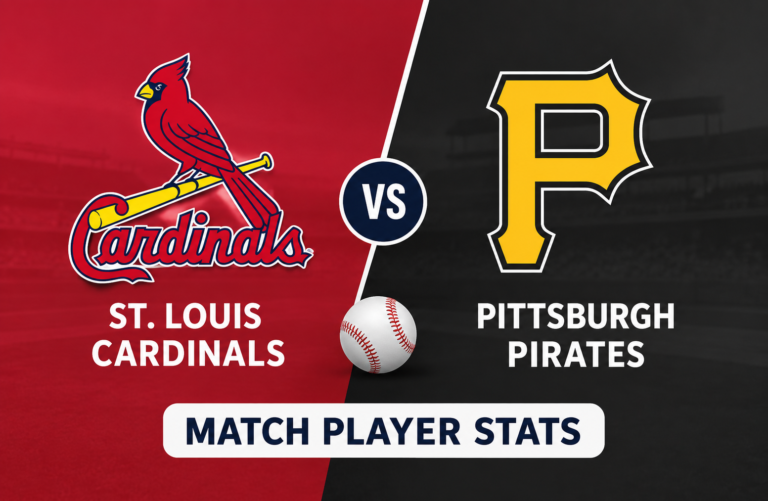 St. Louis Cardinals vs Pittsburgh Pirates Match Player Stats