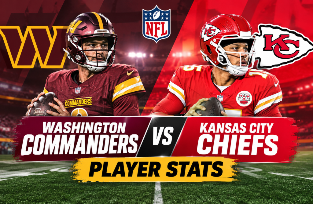 Washington Commanders vs Kansas City Chiefs Match Player Stats