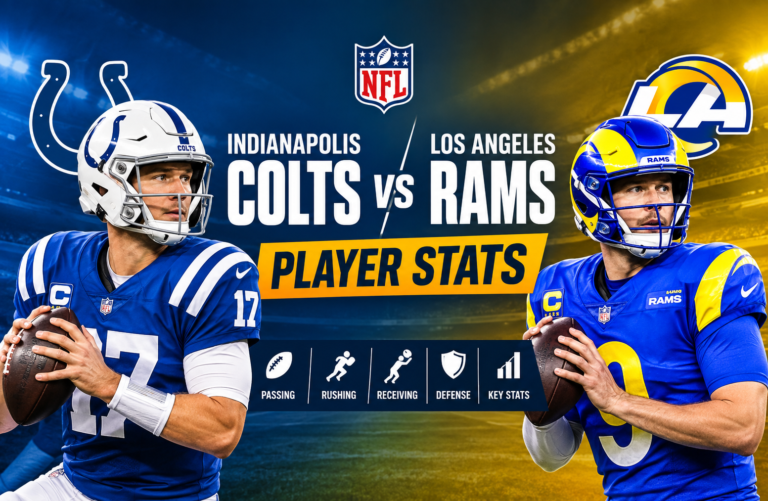 indianapolis colts vs los angeles rams match player stats