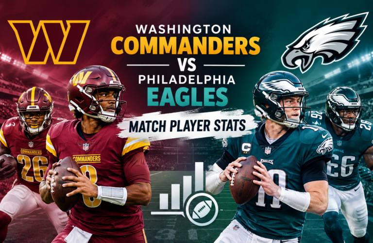 washington commanders vs philadelphia eagles match player stats