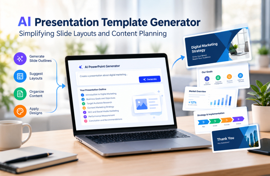 AI Presentation Template Generator: Simplifying Slide Layouts and Content Planning