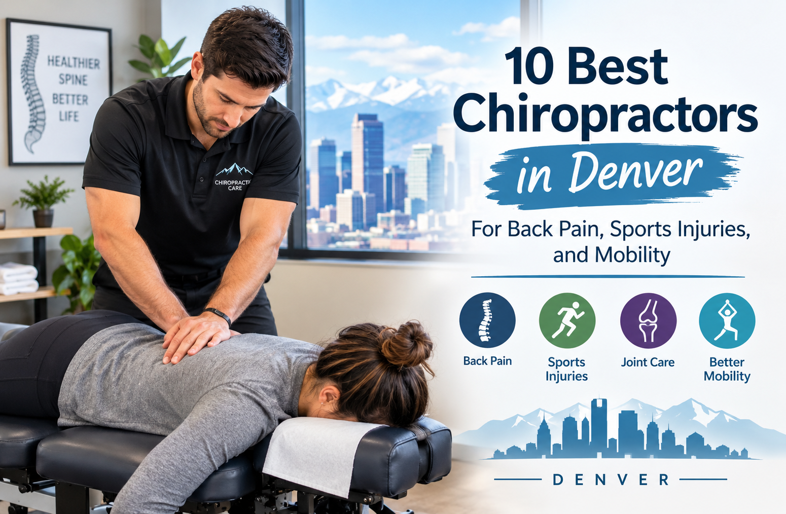 10 Best Chiropractors In Denver For Back Pain, Sports Injuries, And Mobility