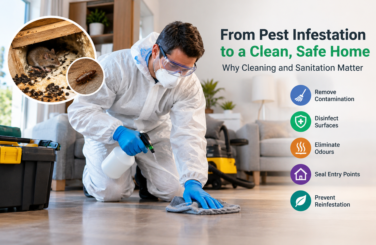 What Happens After a Pest Infestation: Cleaning and Sanitation Explained