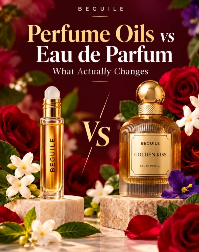 Perfume Oils vs Eau de Parfum: What Actually Changes
