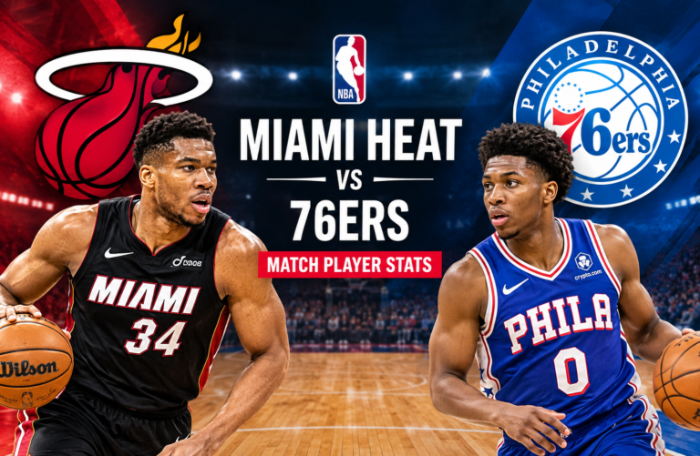 Miami Heat vs 76ers Match Player Stats