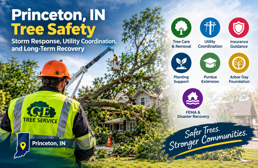 Princeton IN Tree Safety: Storm Response, Utility Coordination, and Long-Term Recovery