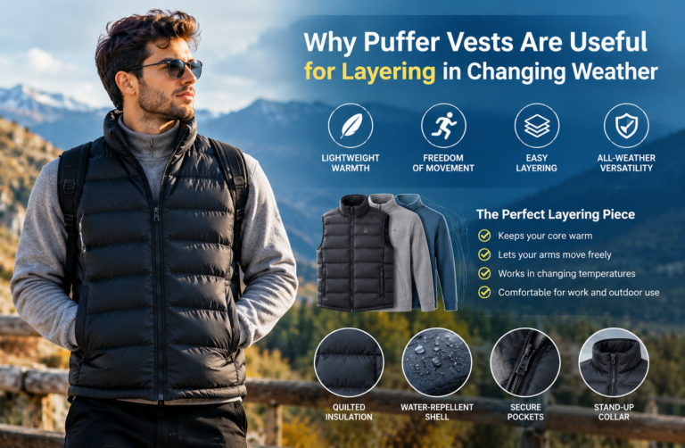 Why Puffer Vests Are Useful for Layering in Changing Weather
