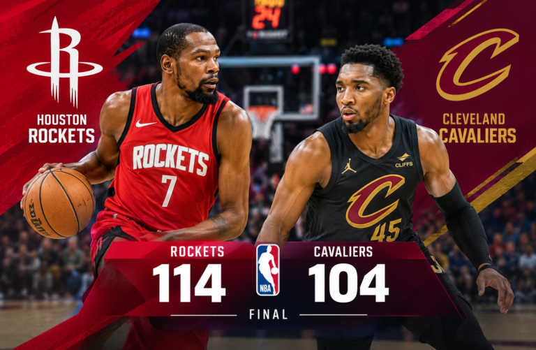 cleveland cavaliers vs houston rockets match player stats