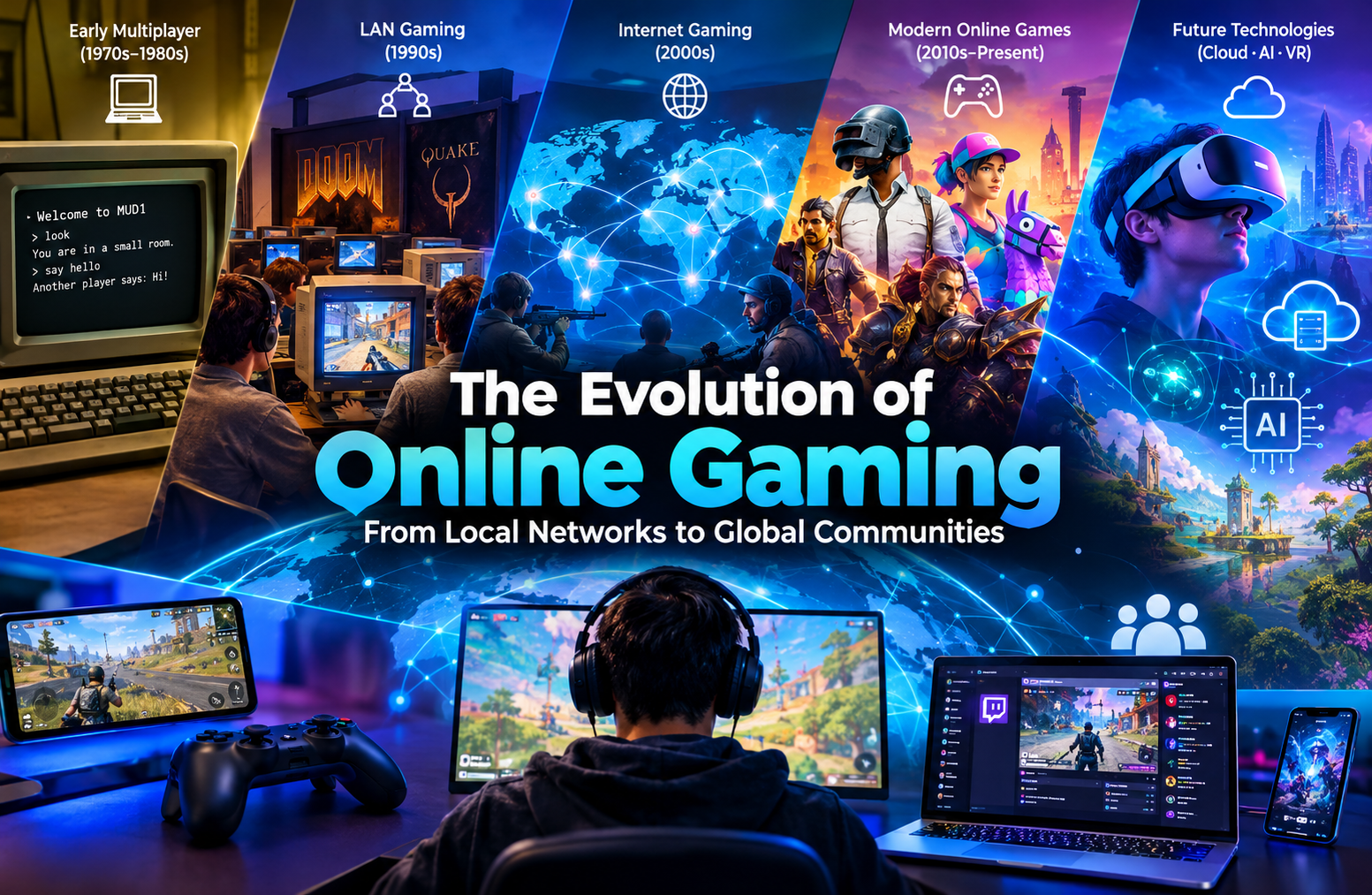 The Evolution of Online Gaming: How Multiplayer Games Have Changed Over Time