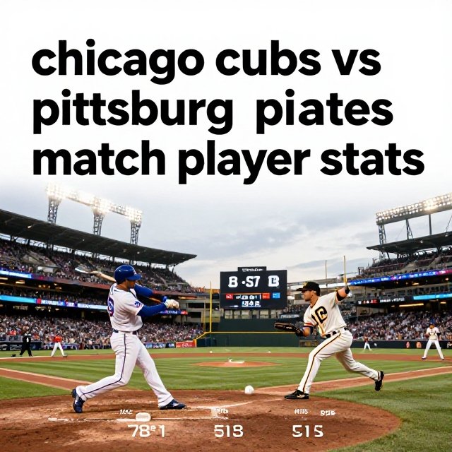 Chicago Cubs vs Pittsburgh Pirates Match Player Stats