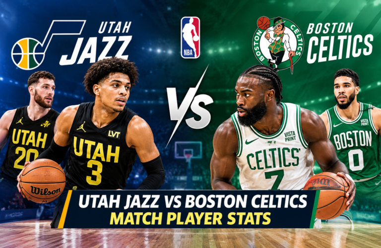 Utah Jazz vs Boston Celtics Match Player Stats