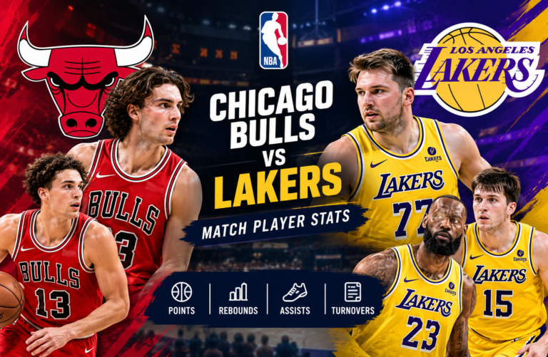 Chicago Bulls vs Lakers Match Player Stats