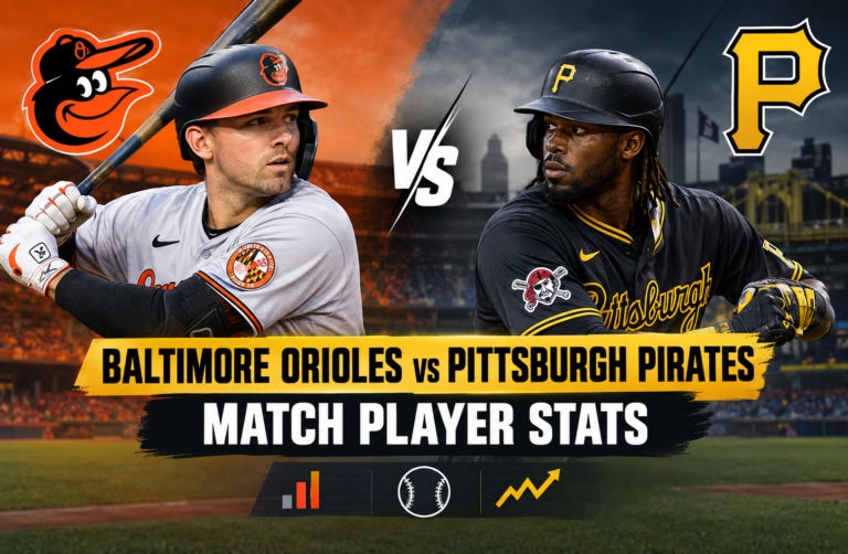 baltimore orioles vs pittsburgh pirates match player stats