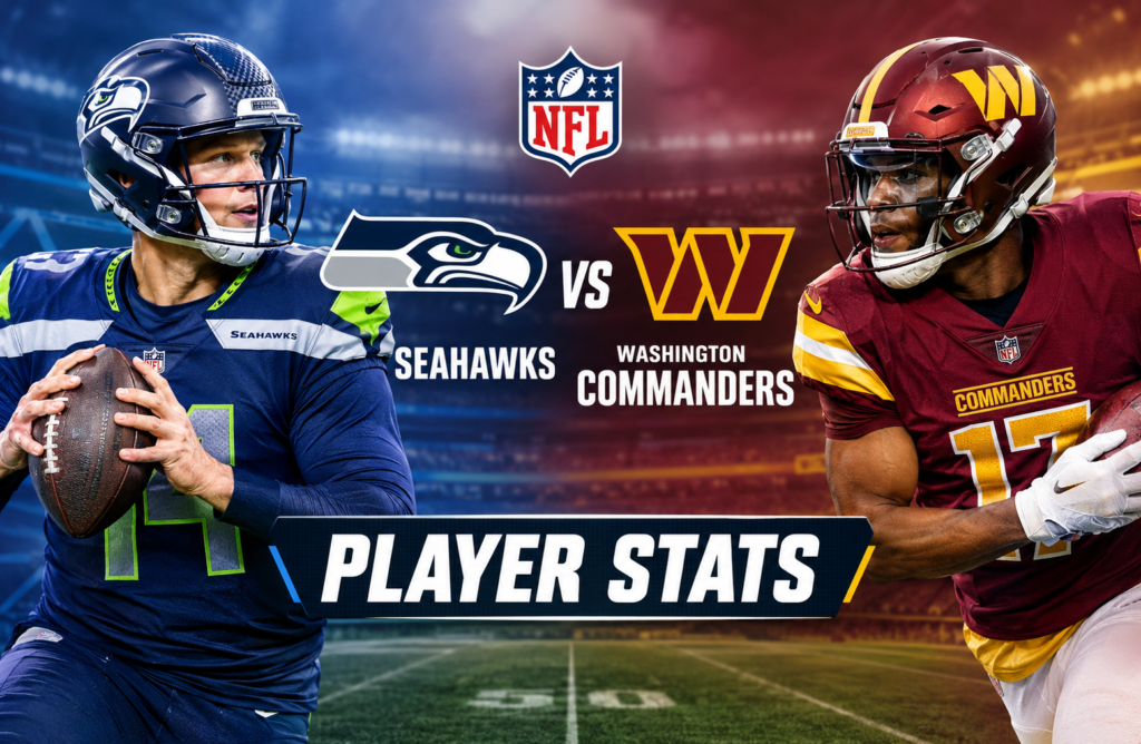 Seahawks vs Washington Commanders Match Player Stats