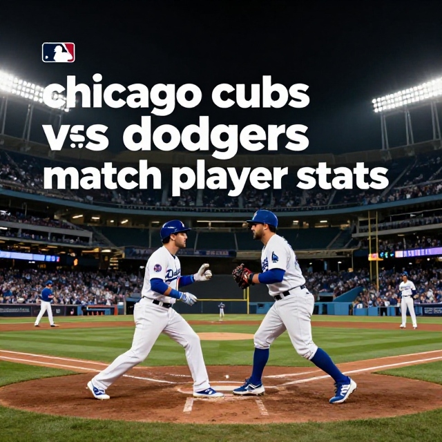 Chicago Cubs vs Dodgers Match Player Stats