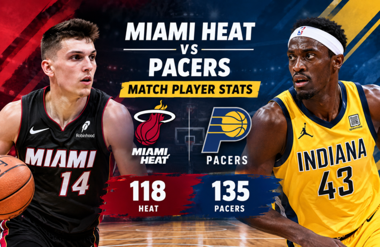 miami heat vs pacers match player stats