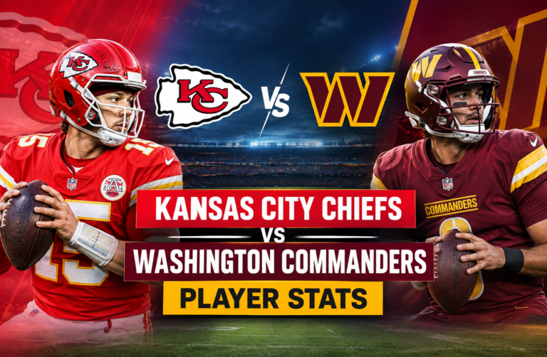 Kansas City Chiefs vs Washington Commanders Player Stats