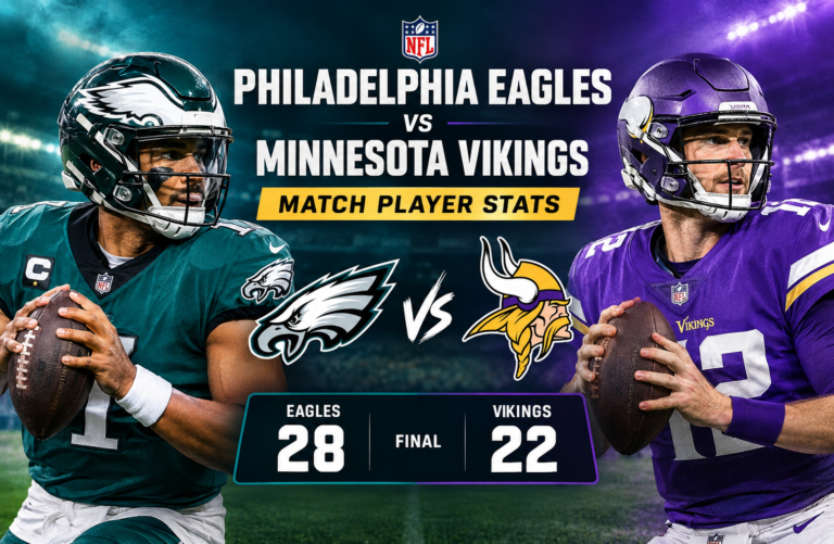 Philadelphia Eagles vs Minnesota Vikings Match Player Stats