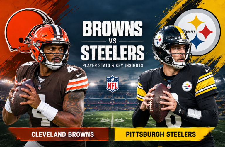 Cleveland Browns vs Pittsburgh Steelers Match Player Stats