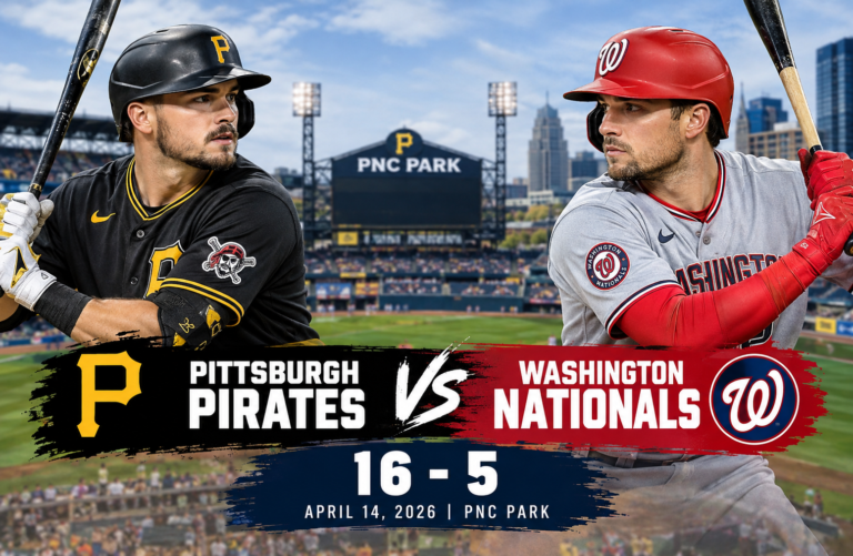 Pittsburgh Pirates vs Washington Nationals Match Player Stats
