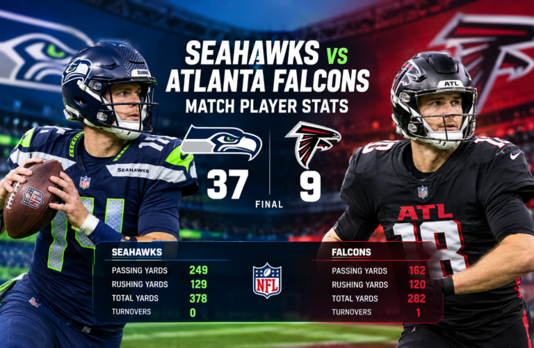 Seahawks vs Atlanta Falcons Match Player Stats