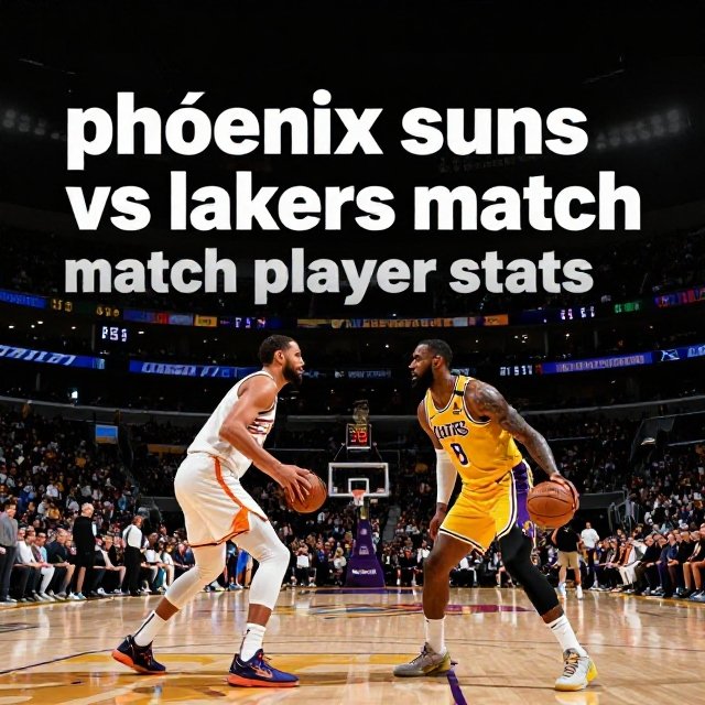 phoenix suns vs lakers match player stats