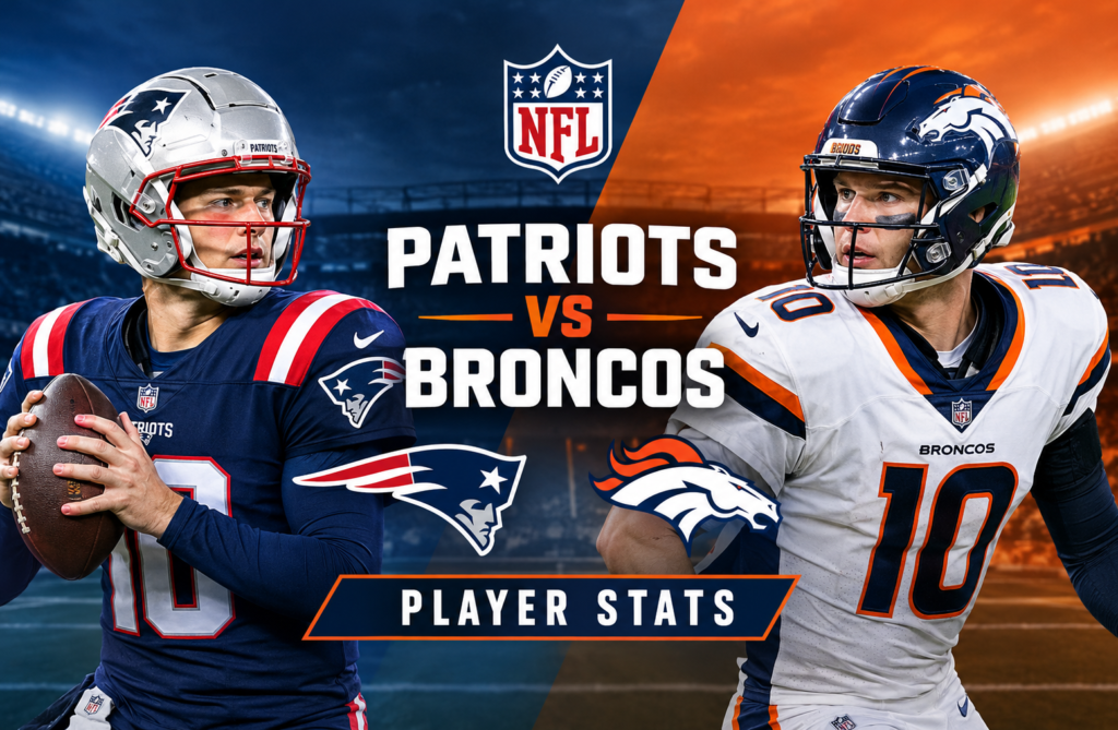 Denver Broncos vs New England Patriots Match Player Stats
