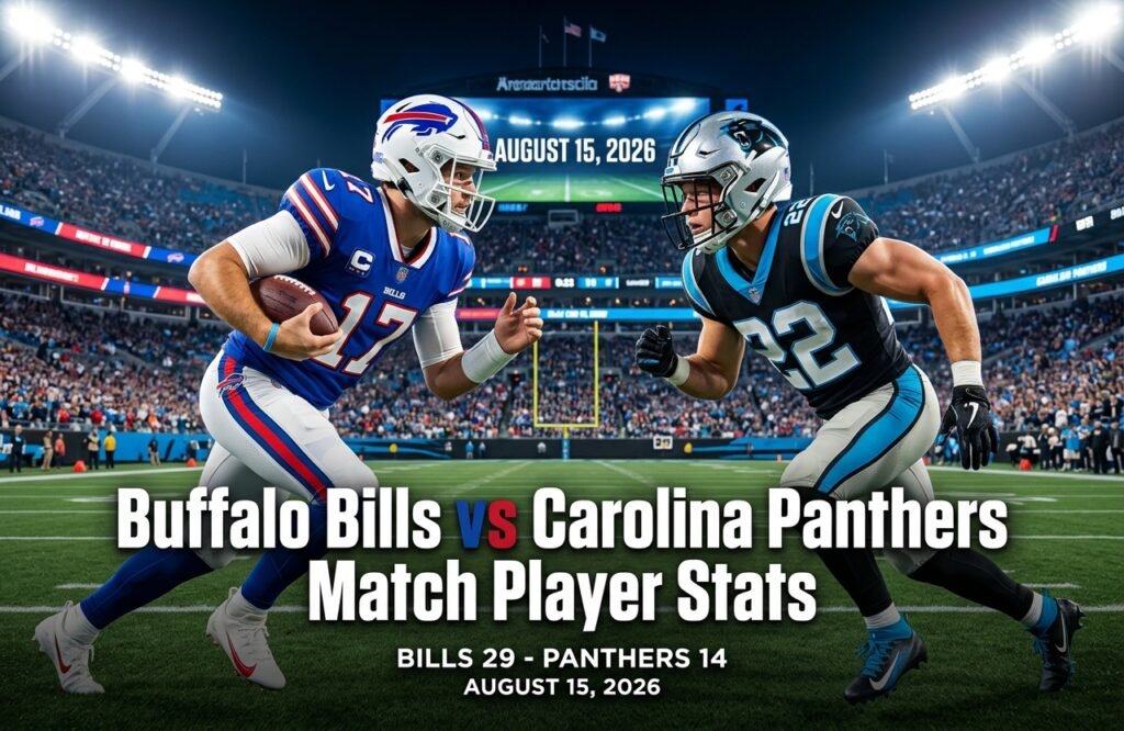 Buffalo Bills vs Carolina Panthers Match Player Stats