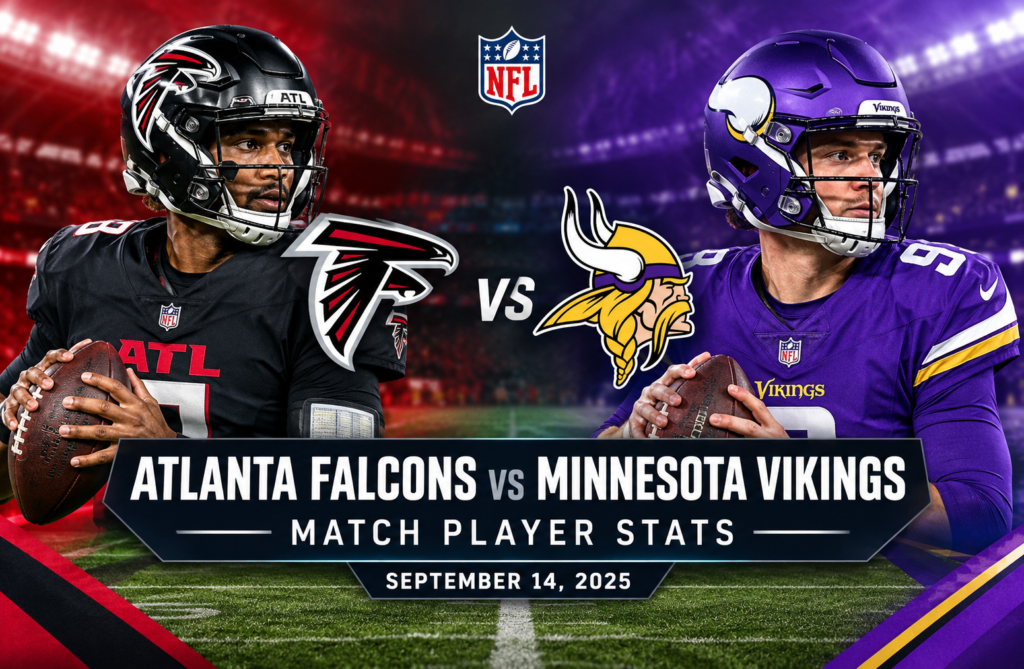 Atlanta Falcons vs Minnesota Vikings Match Player Stats