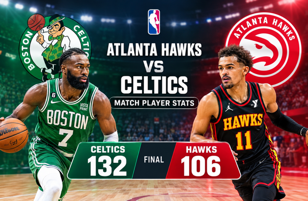 Atlanta Hawks vs Celtics Match Player Stats