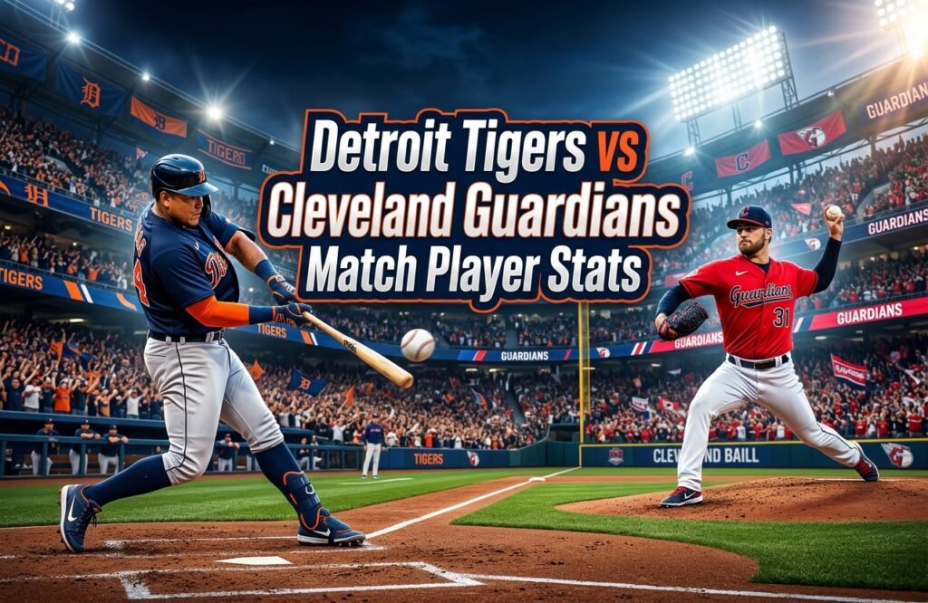 Detroit Tigers vs Cleveland Guardians Match Player Stats