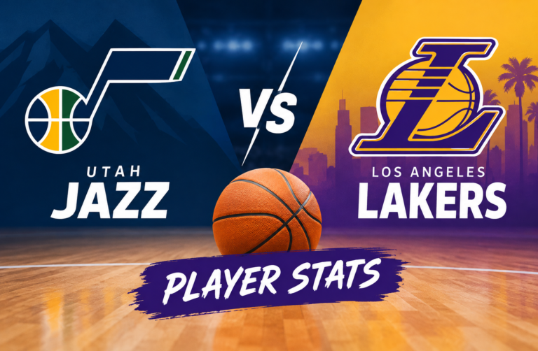 Utah Jazz vs Lakers Match Player Stats