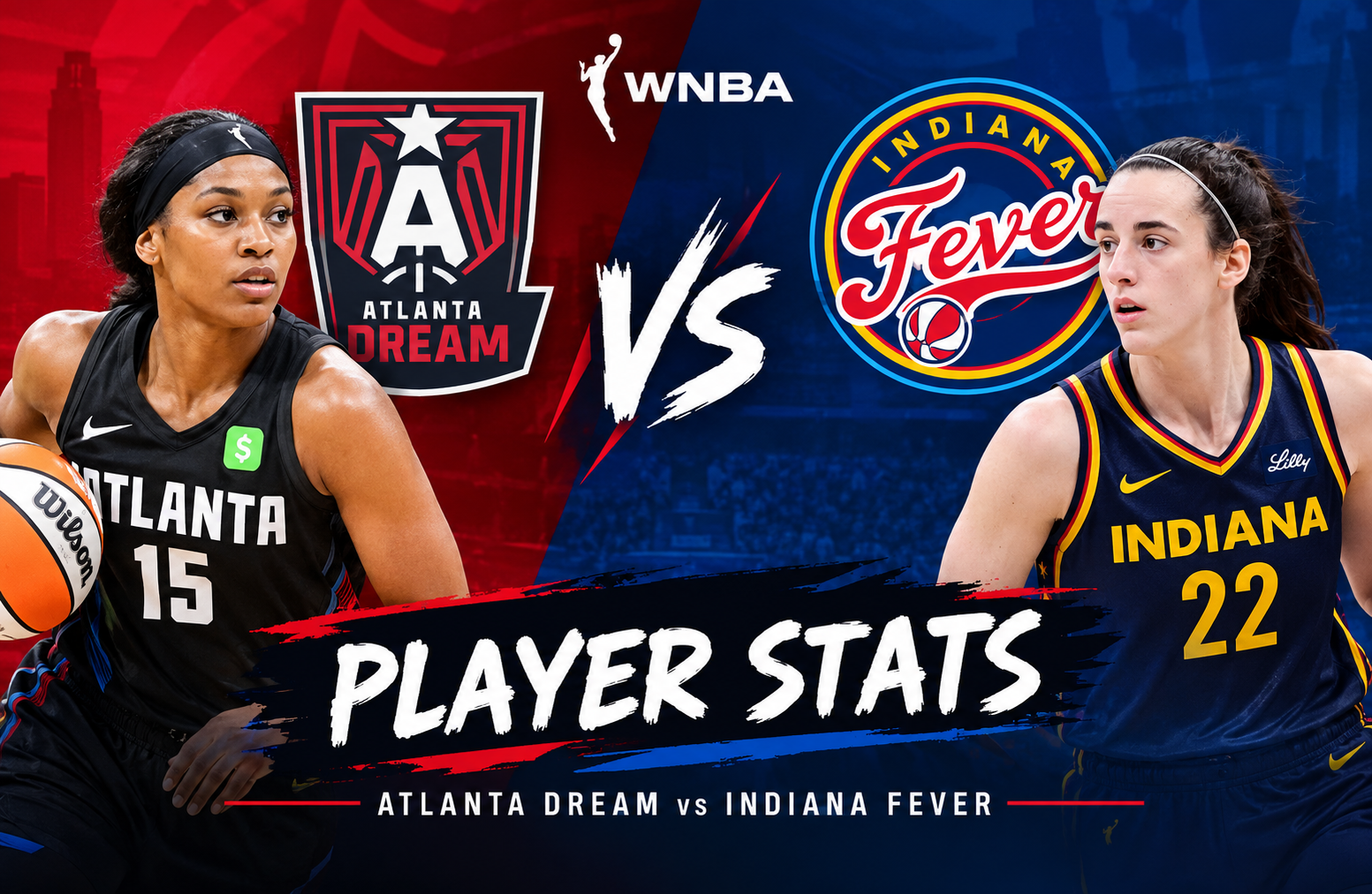 Atlanta Dream vs Indiana Fever Match Player Stats