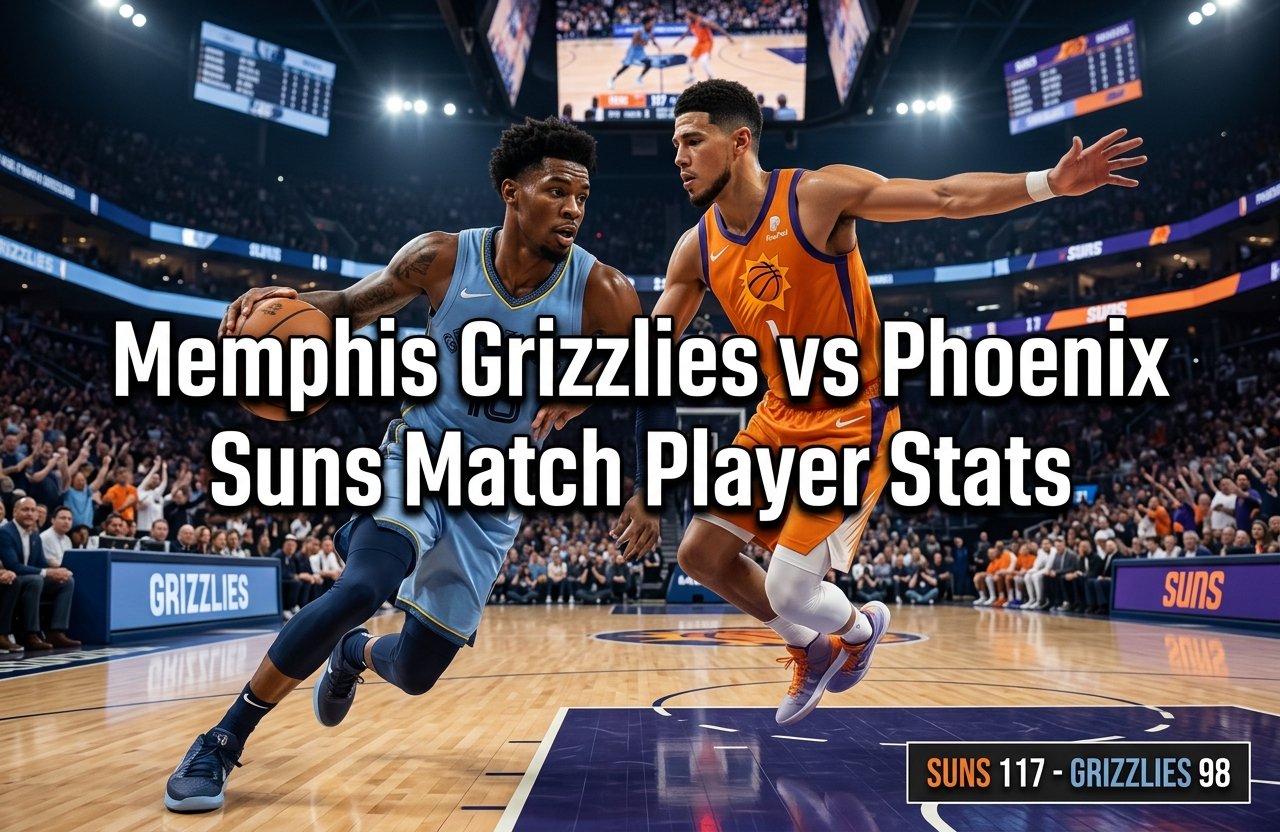 Memphis Grizzlies vs Phoenix Suns Match Player Stats