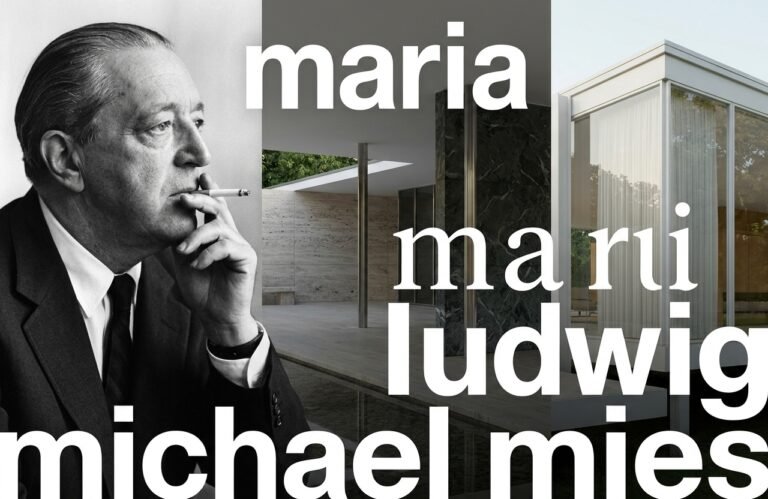 Maria Ludwig Michael Mies: Life, Architecture, and Legacy